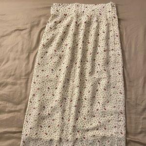 Womens maxi floral skirt